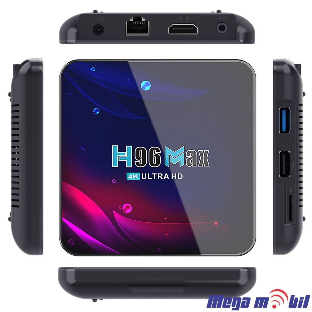 Android TV BOX H96 Max 4GB RAM / 64GB ROM Wi Fi+BT Android 11